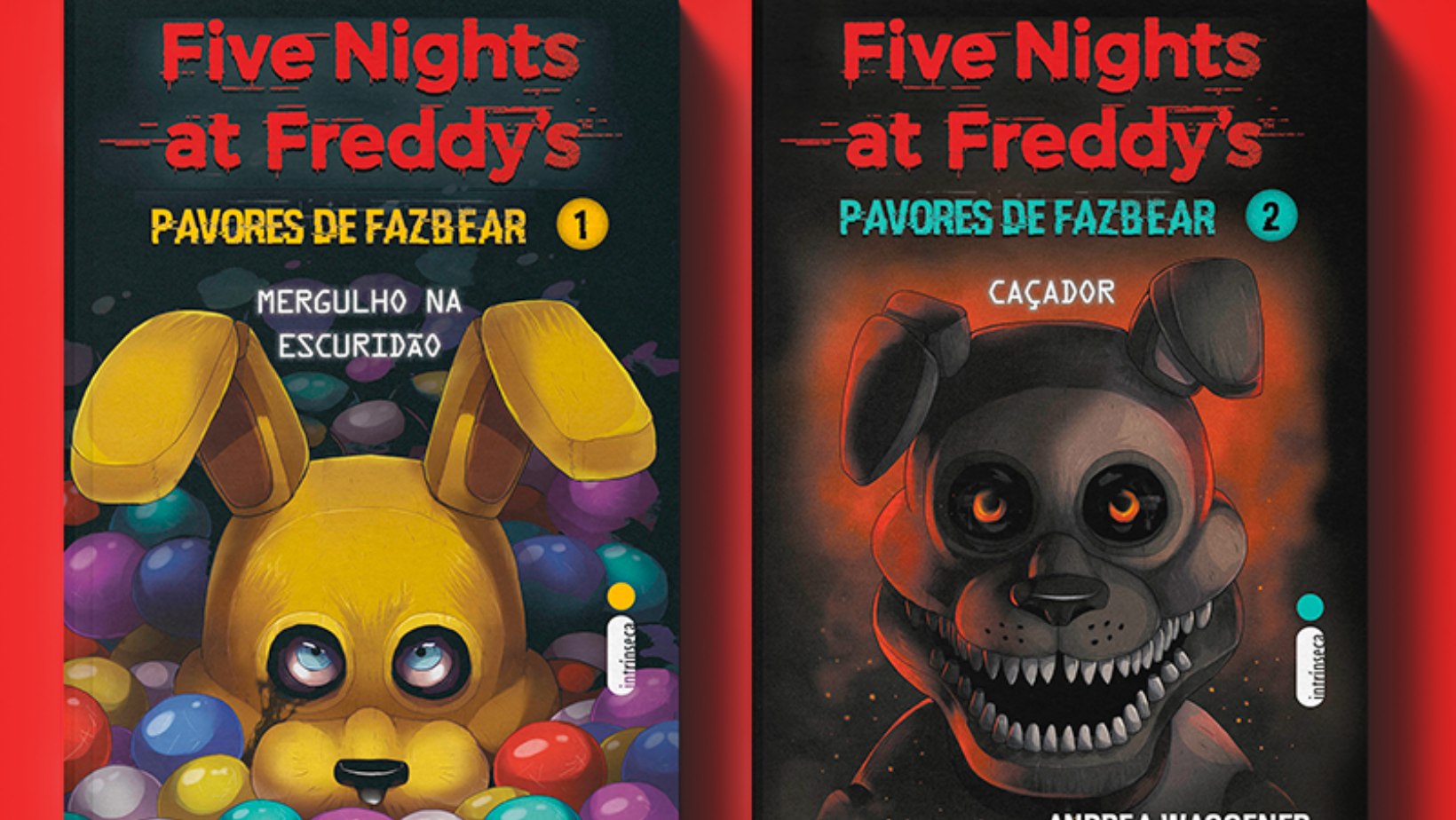 Veja todos os livros da saga Five Nights at Freddy’s