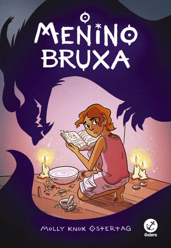 a série das graffic novel O menino Bruxa