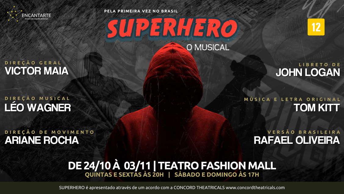 Confira Superhero, o musical da Off-Broadway chega ao Brasil