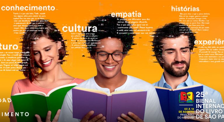 Imagem promocional bienal do livro sp 2018