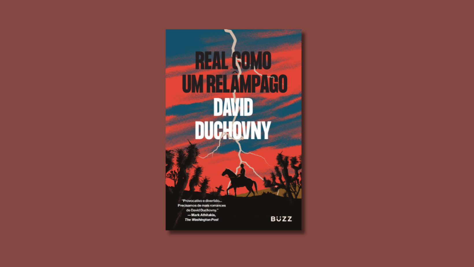 Não perca também Real como um relâmpago é o novo livro do ator David Duchovny